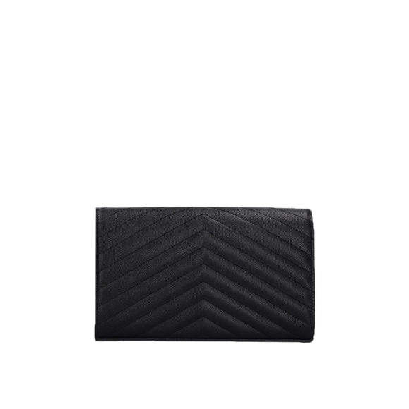 SAINT LAURENT Monogram Envelope Chain Wallet - Picture 2 of 4